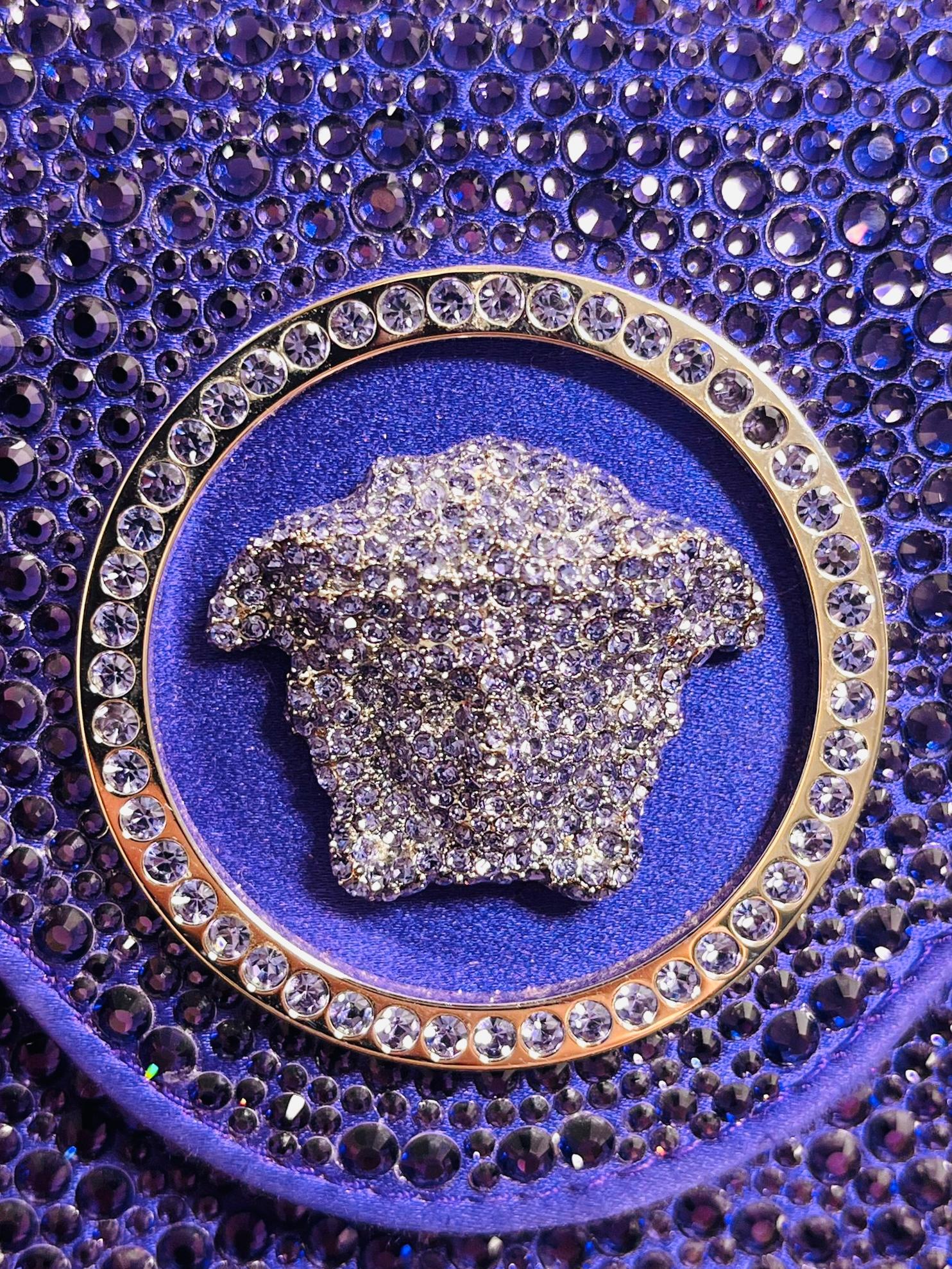 Women's Versace Mini Crystal Studded Medusa Bag