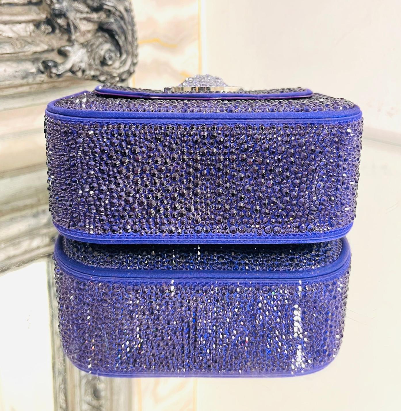 Versace Mini Crystal Studded Medusa Bag 4