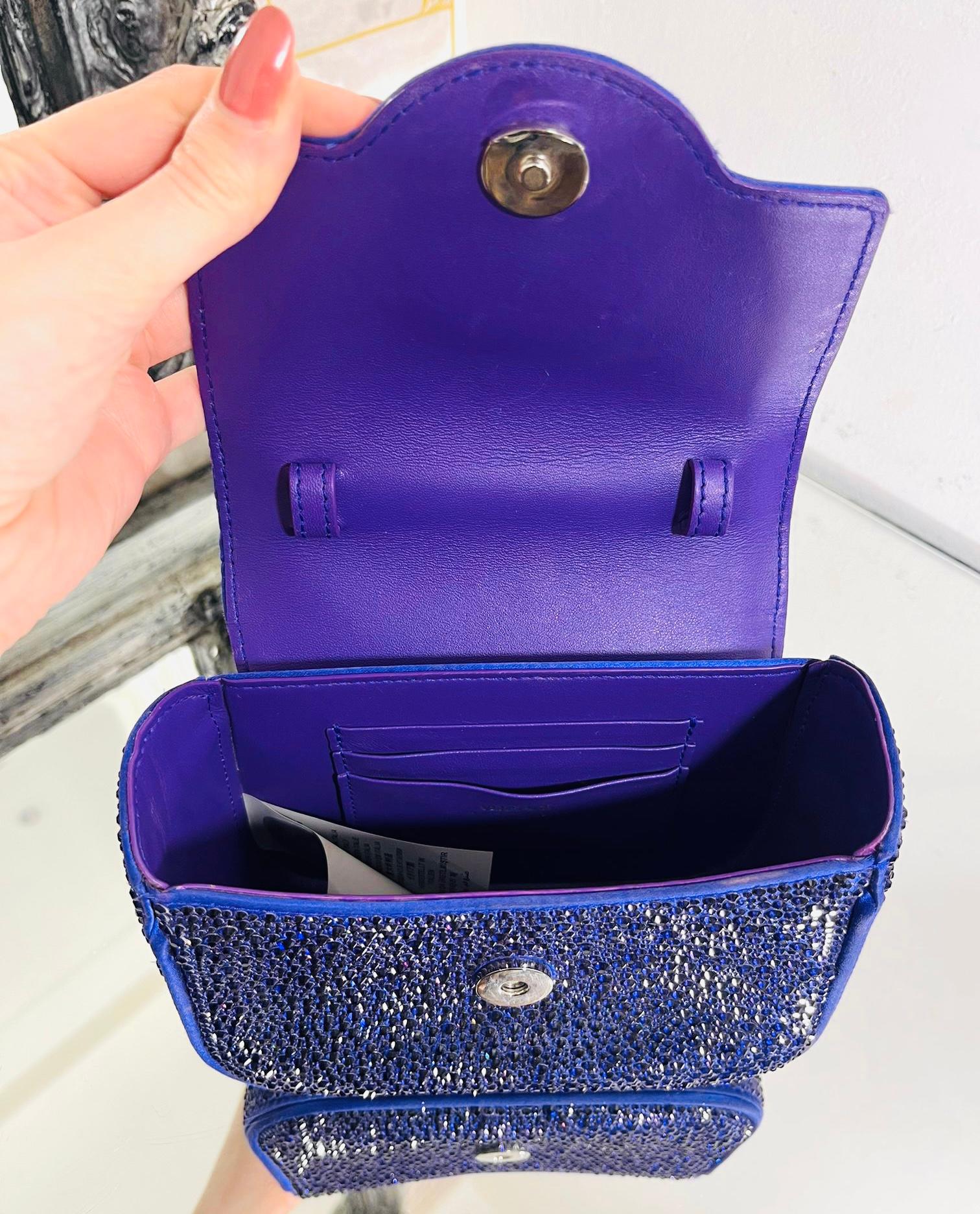 Versace Mini Crystal Studded Medusa Bag 5