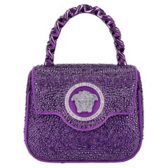 Versace Mini sac Medusa clouté de cristaux