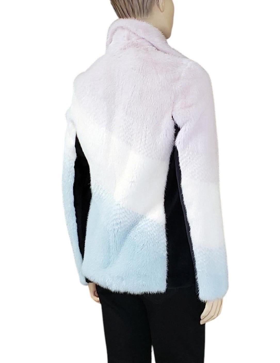 Women's Versace Mink Fur Jacket Coat NWT For Sale