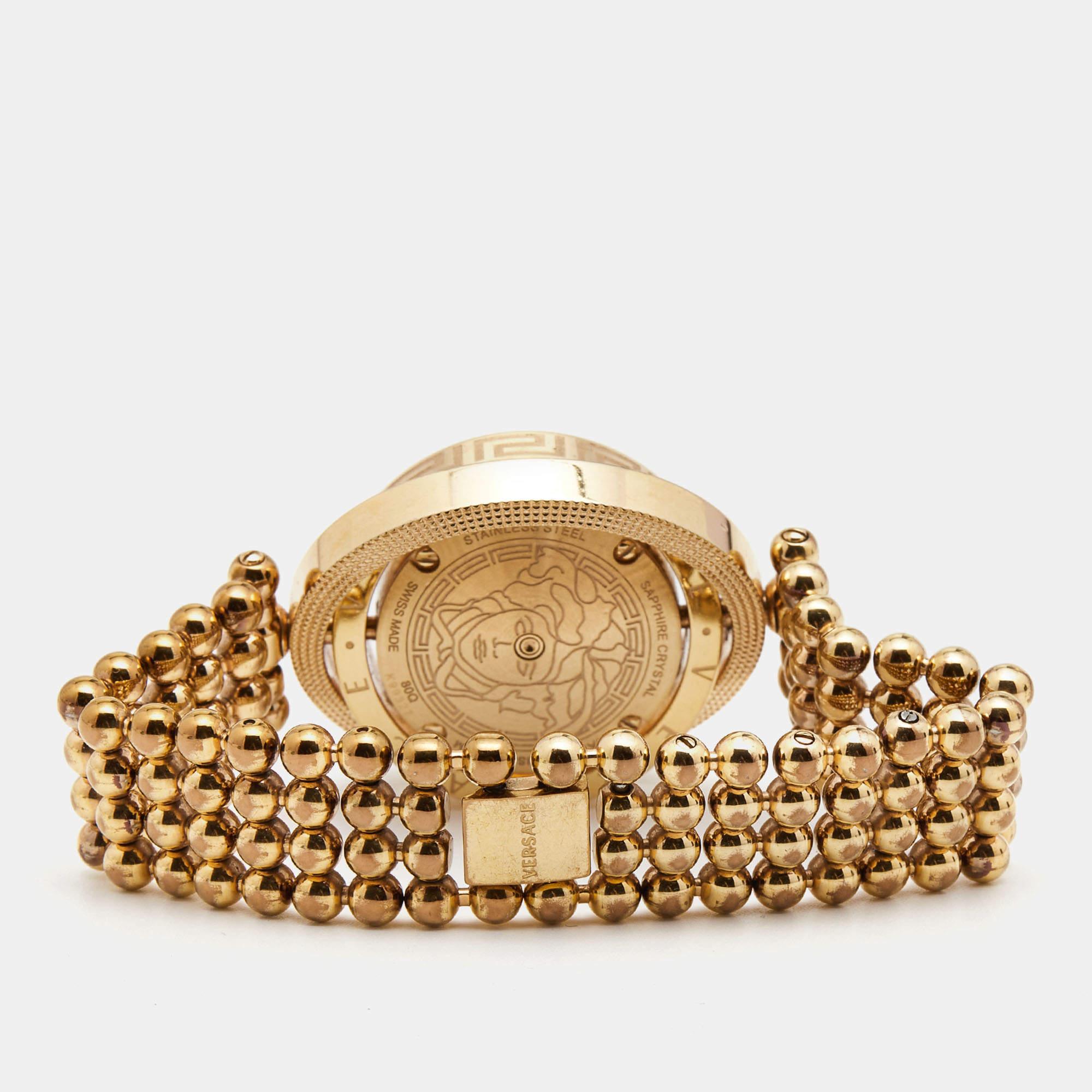 versace mother of pearl watch
