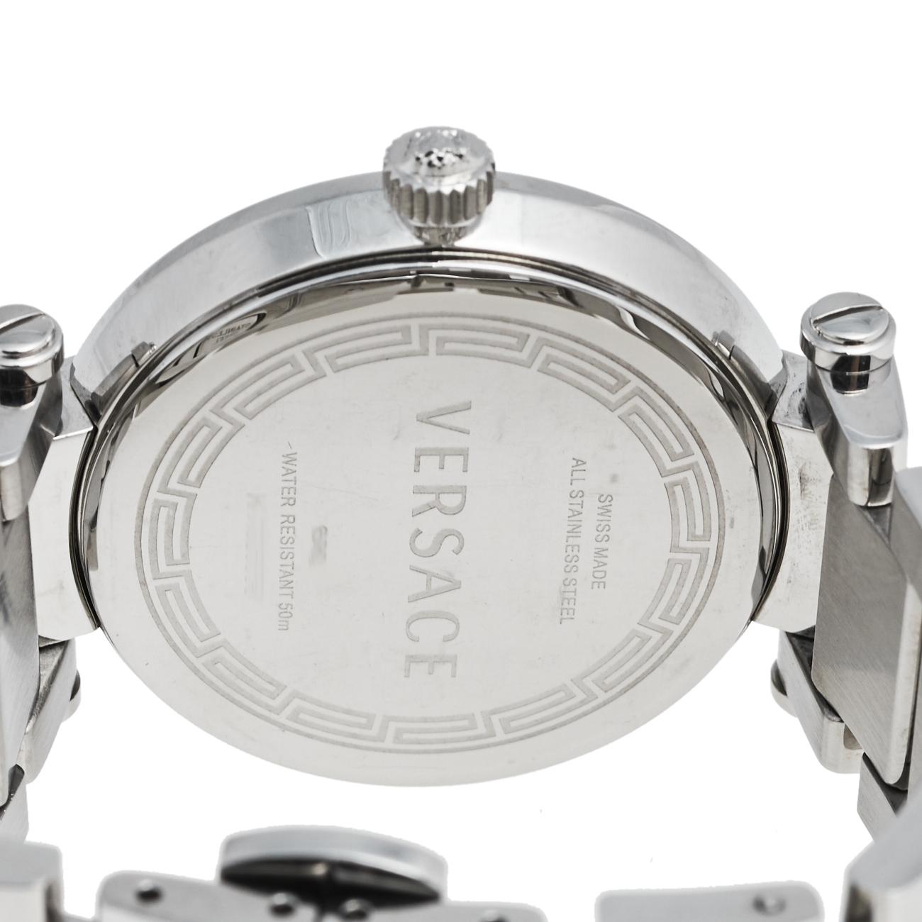 versace mother of pearl watch