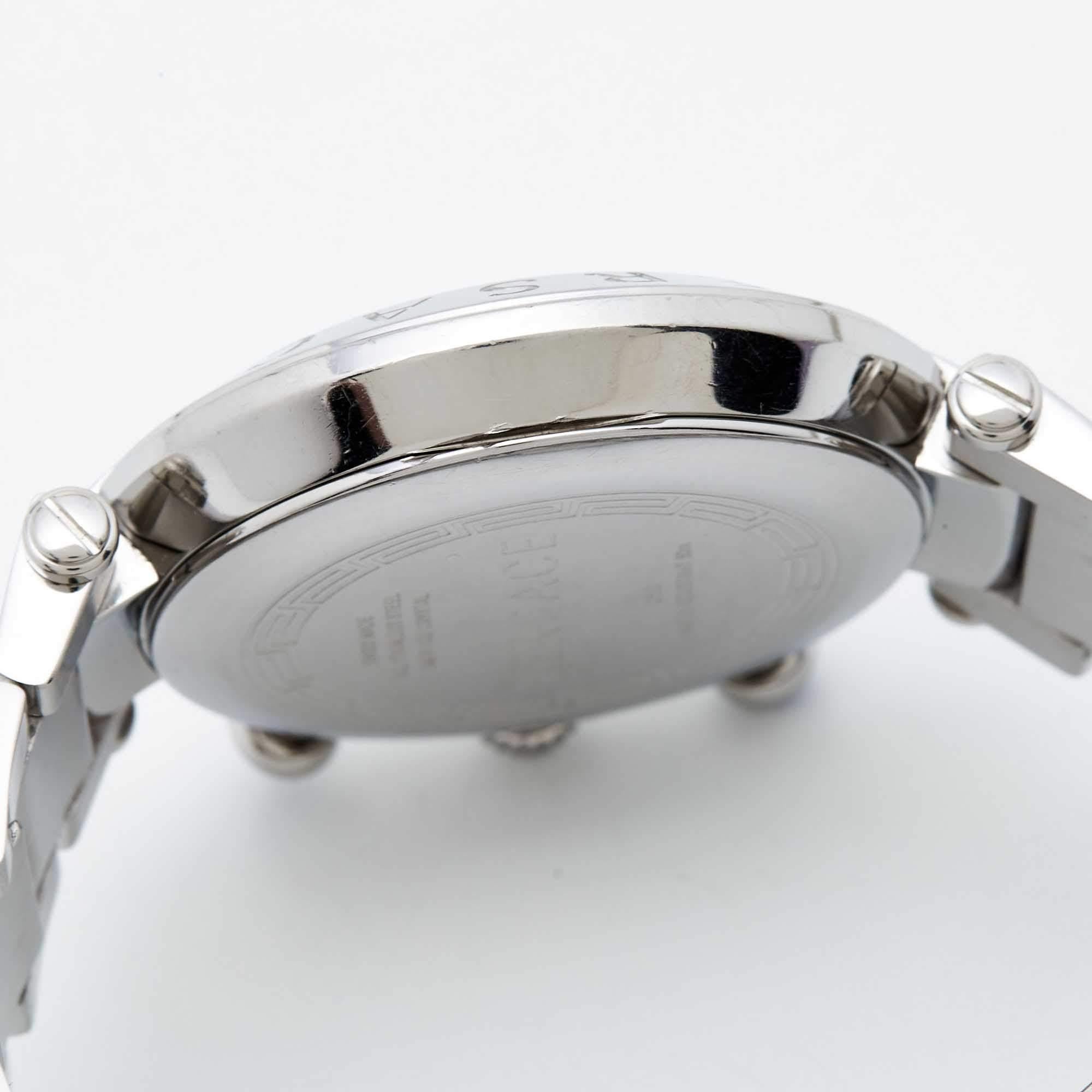 Versace Mother Of Pearl Stainless Steel Reve Q5C Women's Wristwatch 40 mm 6