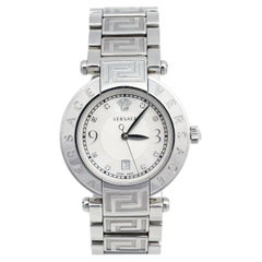 Versace Mother of Pearl Stainless Steel Reve Women's Wristwatch 35 mm