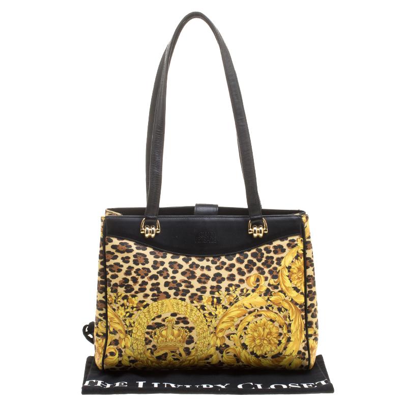 cindy tote luxe leopard