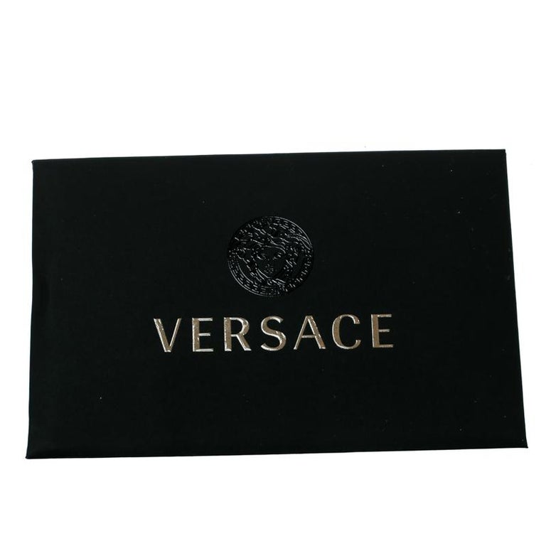 Versace Multicolor Clash Print Icon Leather Shoulder Bag For Sale at ...
