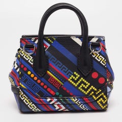 Versace Multicolor Leather Mini Medusa Empire Tote