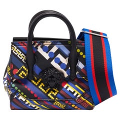 Versace Multicolor Leather Mini Medusa Empire Tote