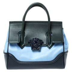 Versace - Palazzo Tote en cuir multicolore