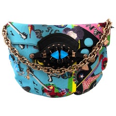 Versace Multicolor Marlene Printed Shoulder Bag