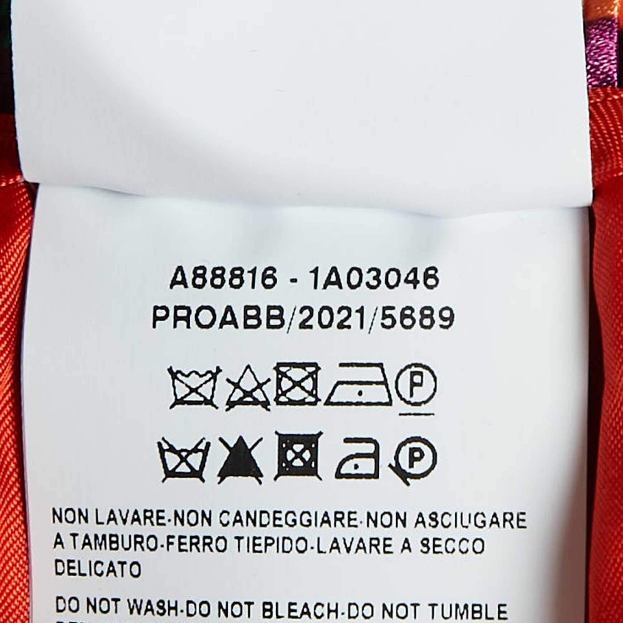 Versace Multicolor Medusa Print Satin Plisse College Fit Shorts XXL For Sale 1