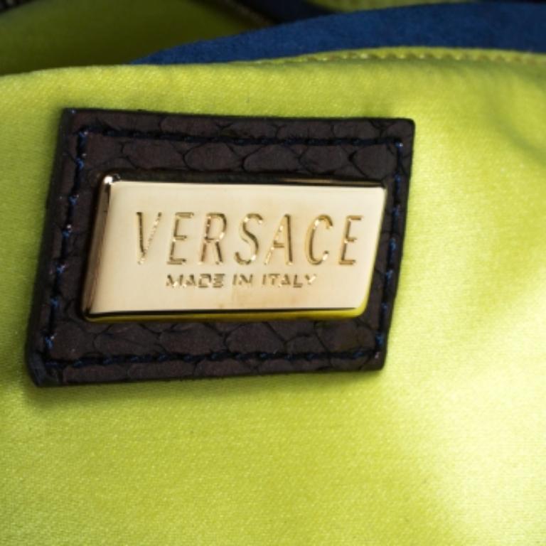 Versace Multicolor Ombre Python Canyon Tasche im Angebot 4