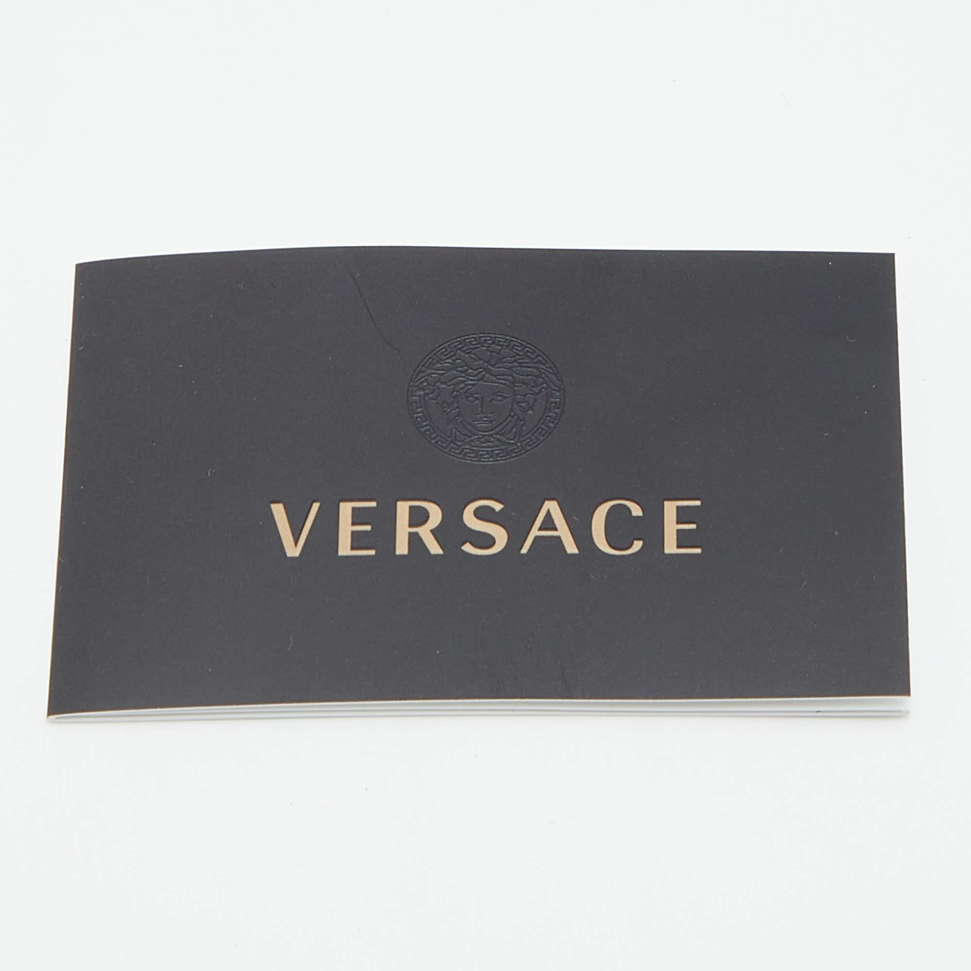 Versace Multicolor Printed Nylon and Leather Mini Medusa Pallazo Backpack 7