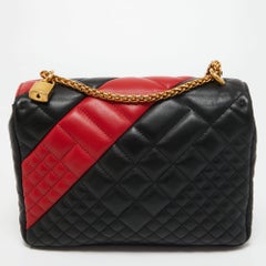 Versace Multicolor Quilted Leather Patchwork Icon Shoulder Bag