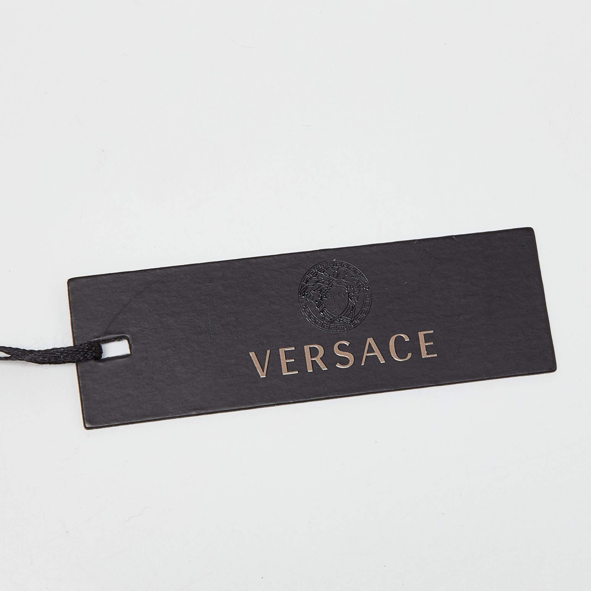 Versace Multicolor Snakeskin Effect Nylon and Leather Phone Case Pouch 7
