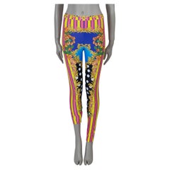 VERSACE nylon multicolore 2023 MEDUSA PALM SPRINGS Leggings Pantaloni S