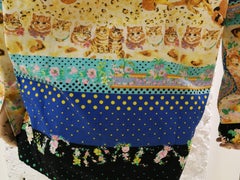 Versace multicoloured Cotton blue Flowers and cats Shirt