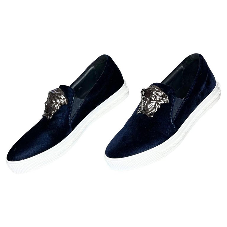 versace slip on sneakers