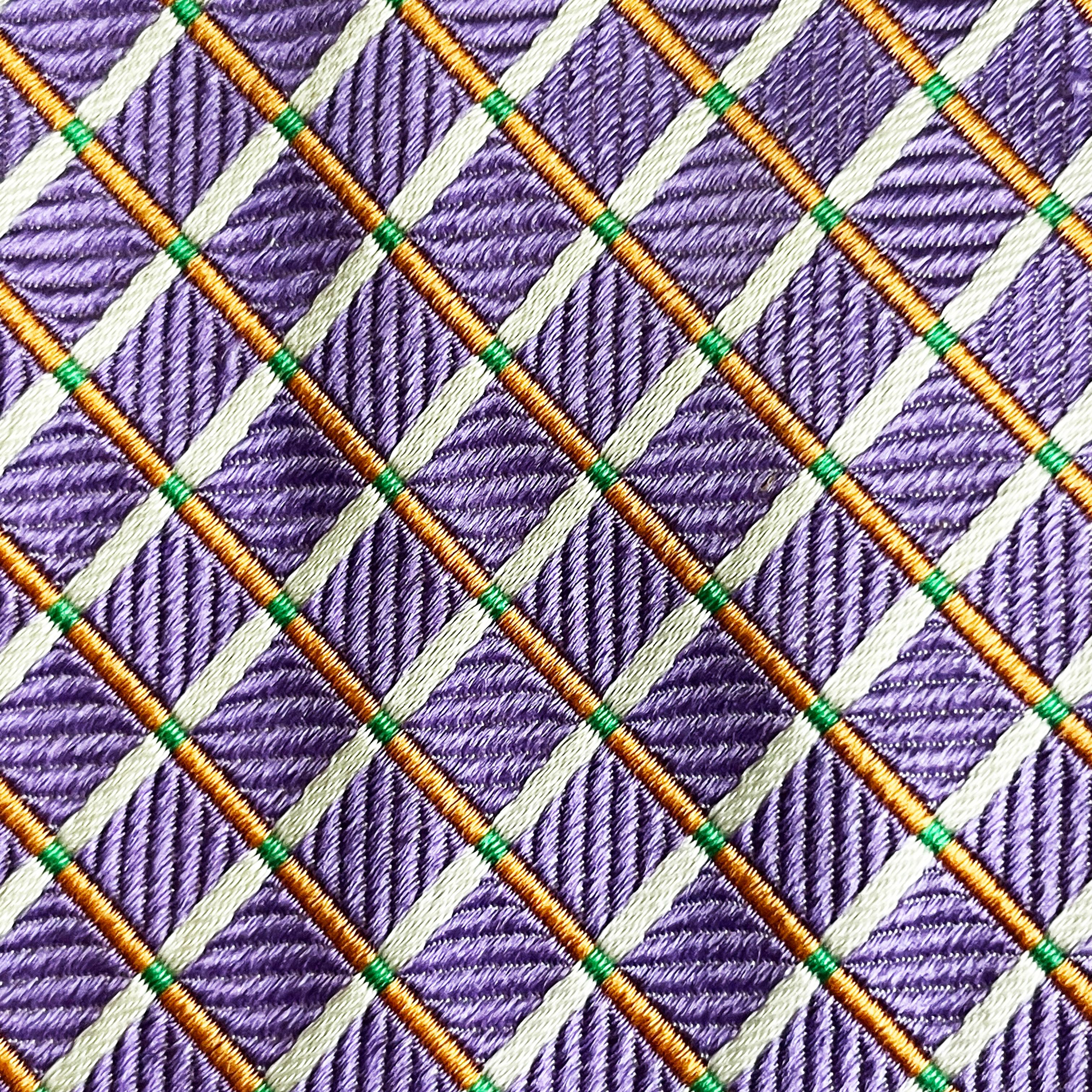 hermes purple tie