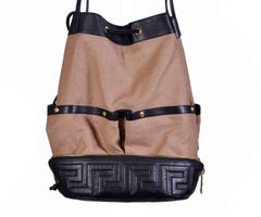 Versace New Men's Foldable Travel Handbag