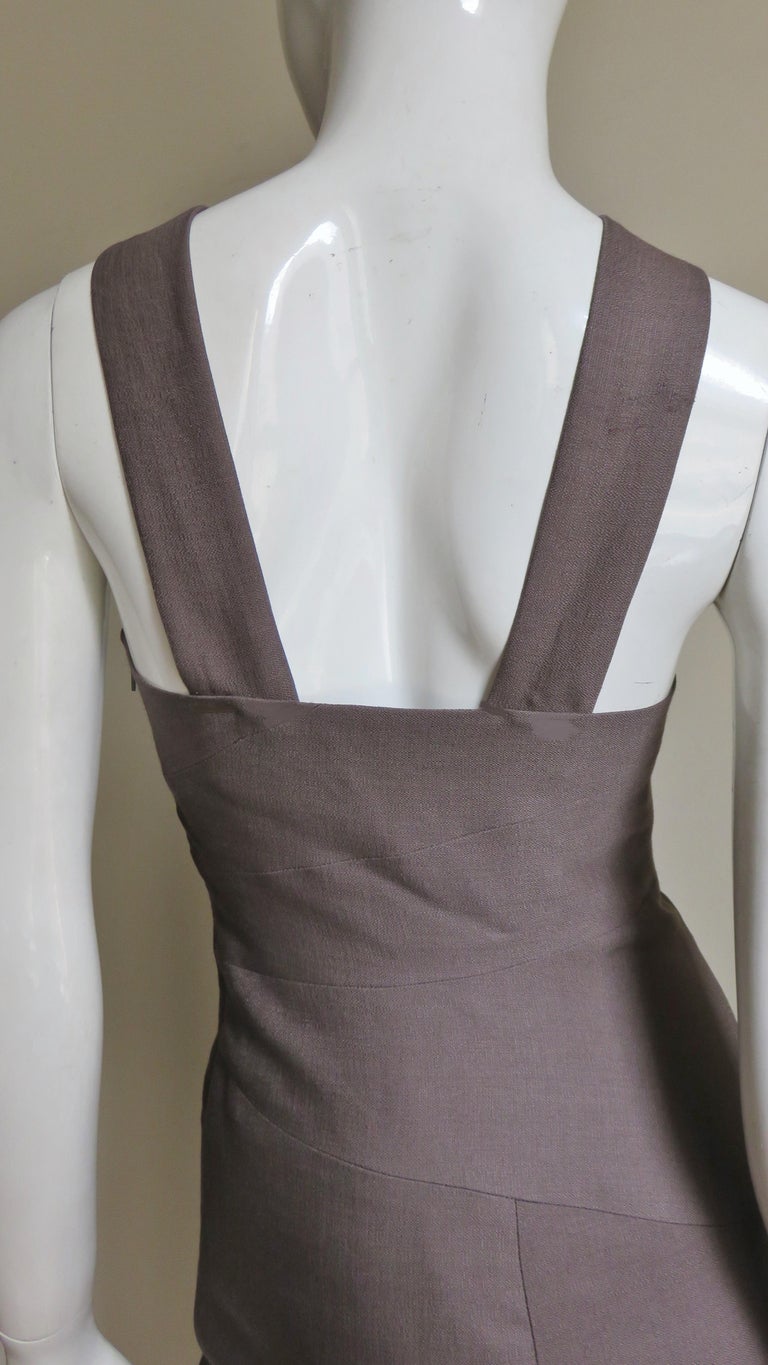 Versace New Bodycon Spiral Seam Dress For Sale 4