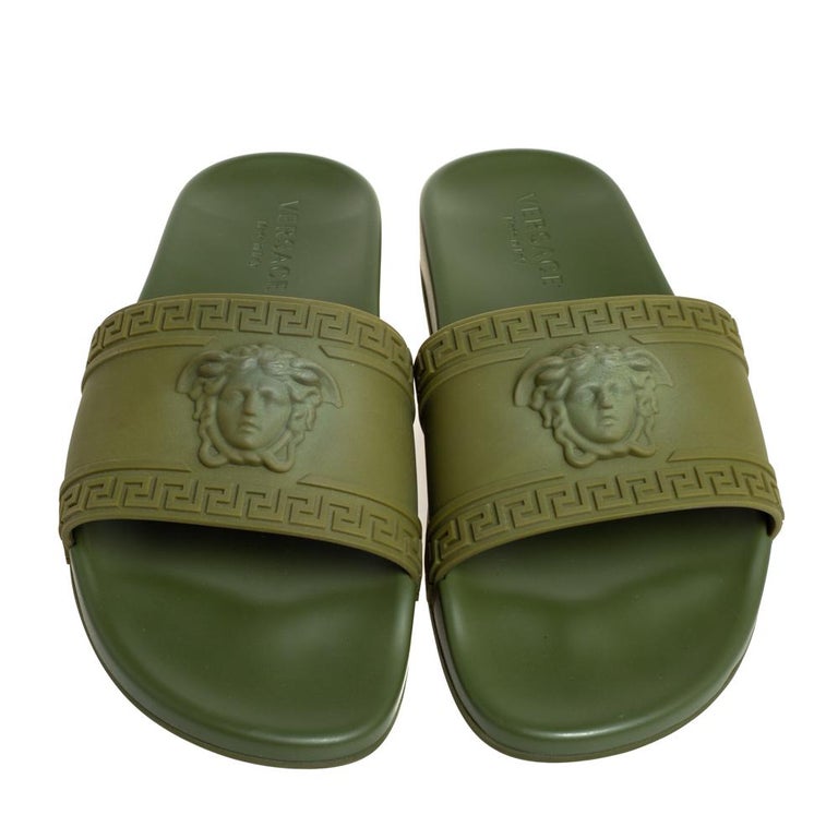 Versace Green Sandals VERSACE: Sandals For Man Green Versace  display picture 1