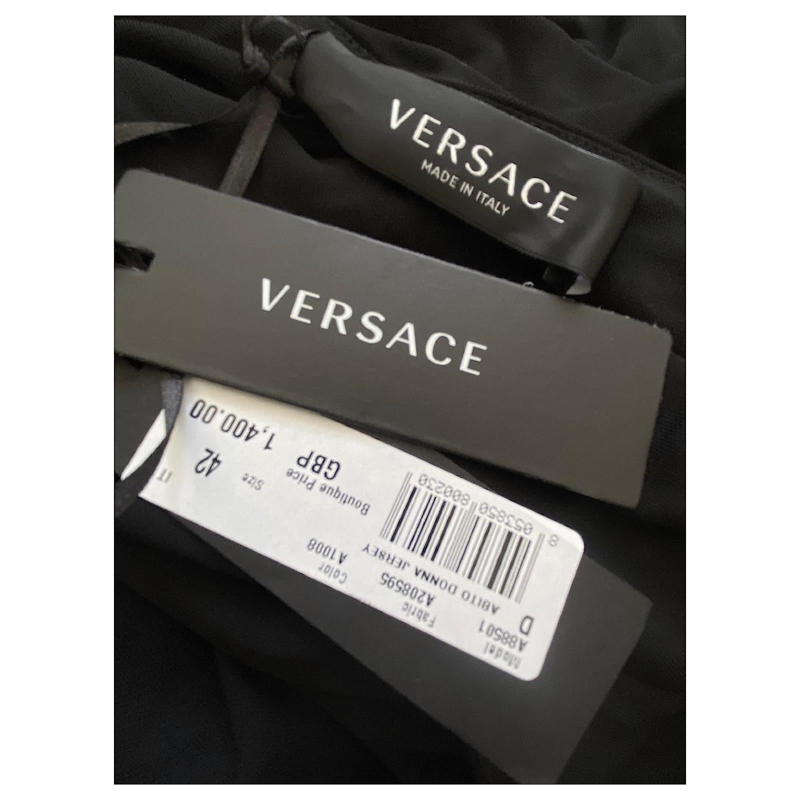 Versace One-Shoulder-Kleid mit Bügelverzierung im Angebot 3