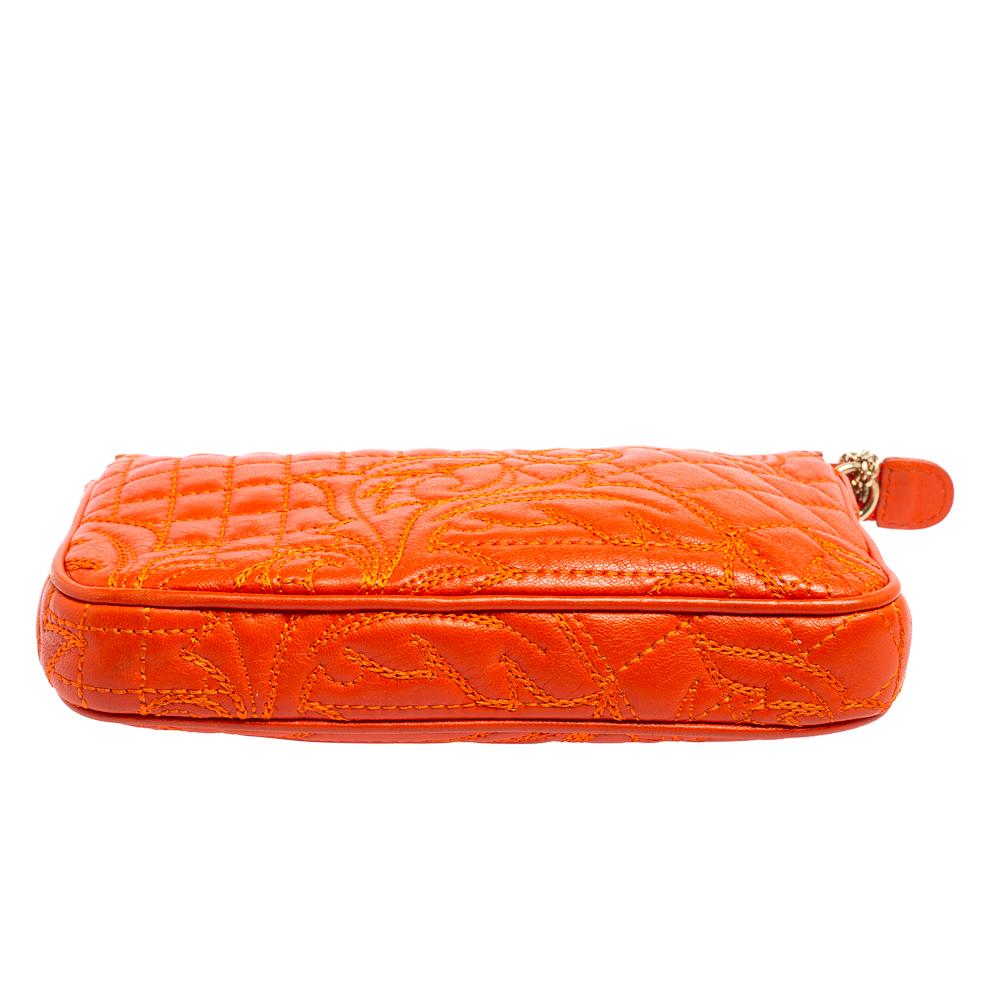 orange versace bag