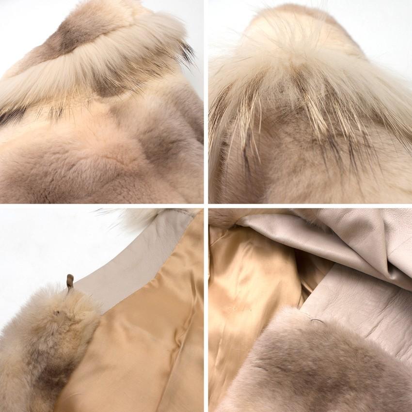 Versace Pahmi Fur Coat US 6 5