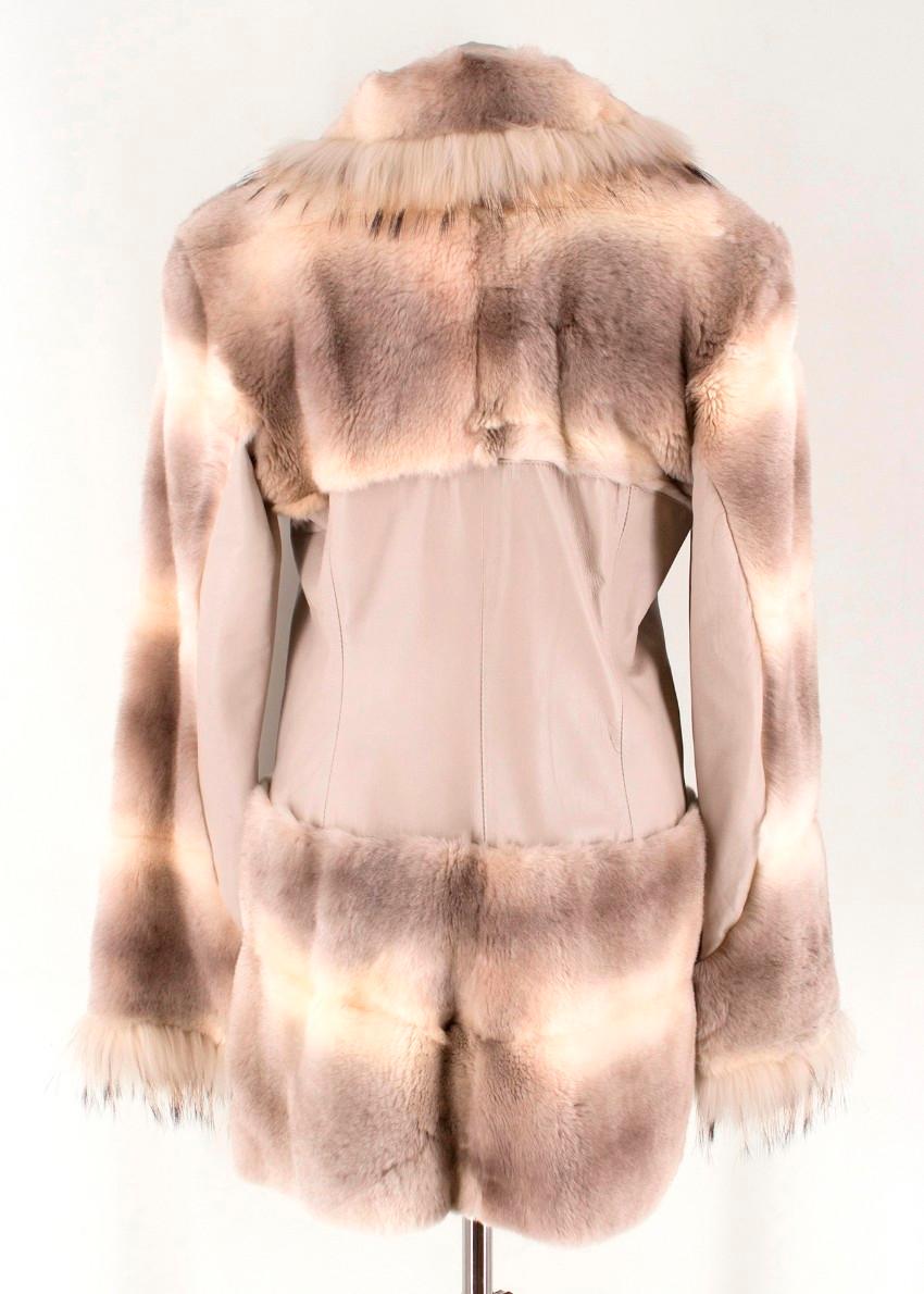 Versace Pahmi Fur Coat US 6 In Good Condition In London, GB