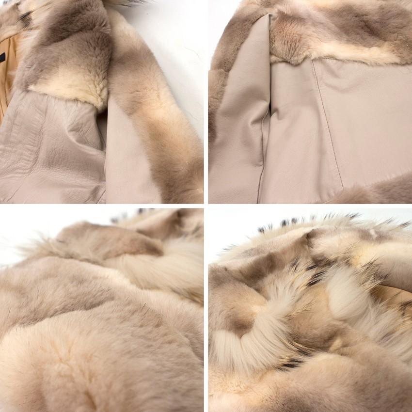 Versace Pahmi Fur Coat US 6 4