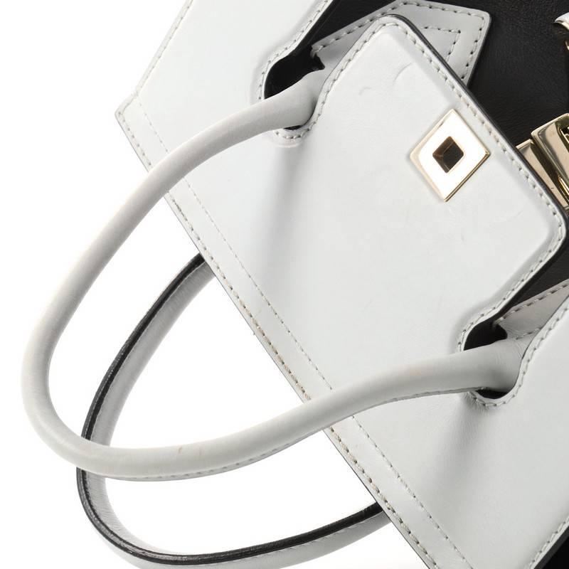Versace Palazzo Empire Handbag Leather Medium In Good Condition In NY, NY
