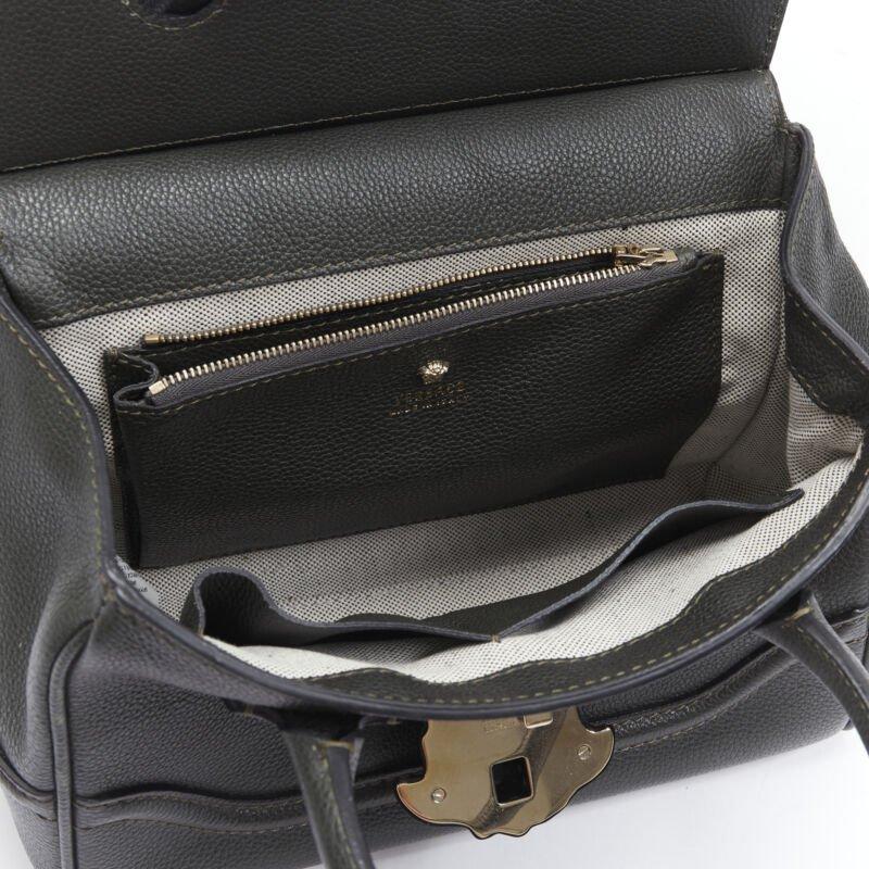 VERSACE Palazzo Empire Small charcoal green black Medusa crossbody satchel bag For Sale 5