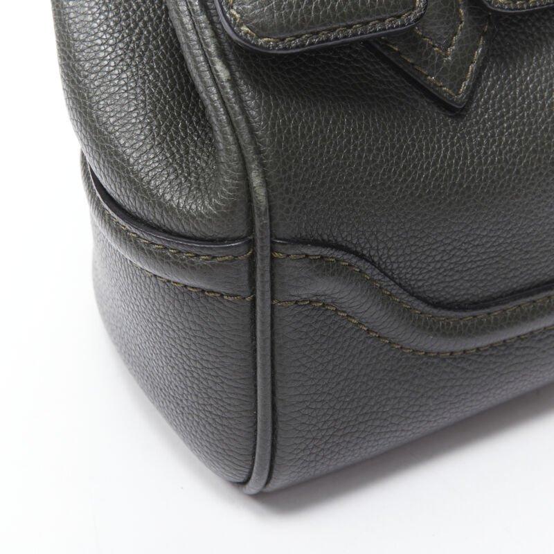 VERSACE Palazzo Empire Small charcoal green black Medusa crossbody satchel bag For Sale 3