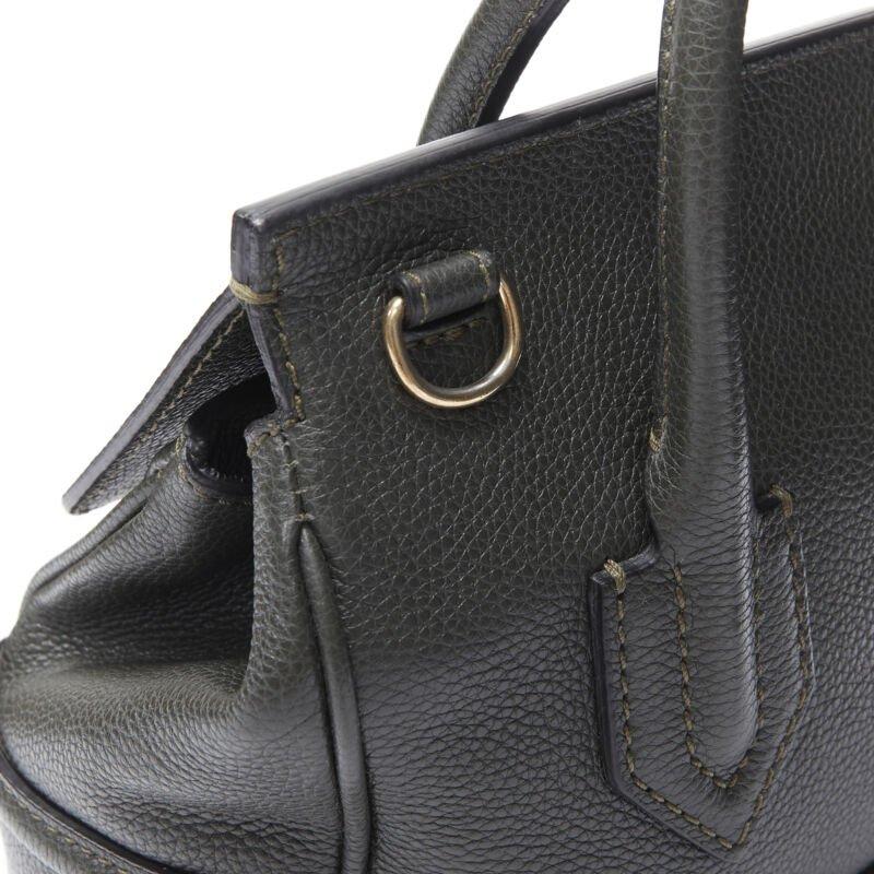VERSACE Palazzo Empire Small charcoal green black Medusa crossbody satchel bag For Sale 4
