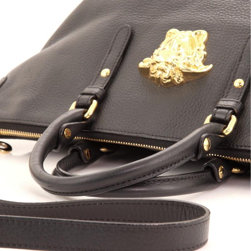 Versace Palazzo Medusa Zip Convertible Tote Leather Medium 2