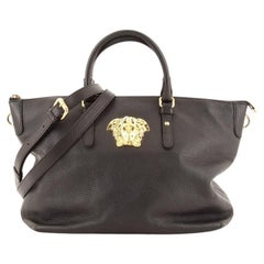 Versace Palazzo Medusa Zip Convertible Tote Leather Medium