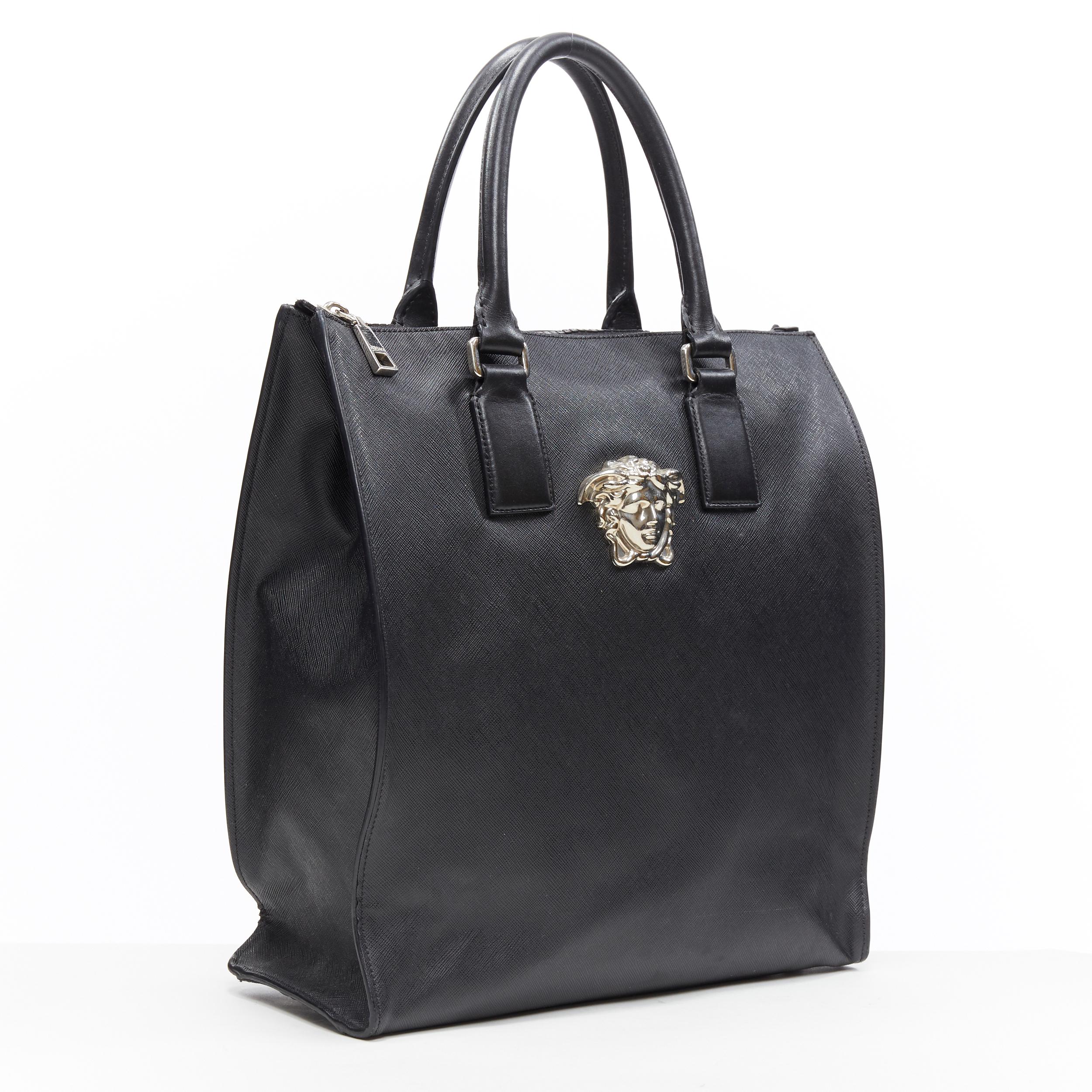 silver versace bag