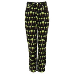 Versace Palm Tree Lightweight Denim Jeans Size L