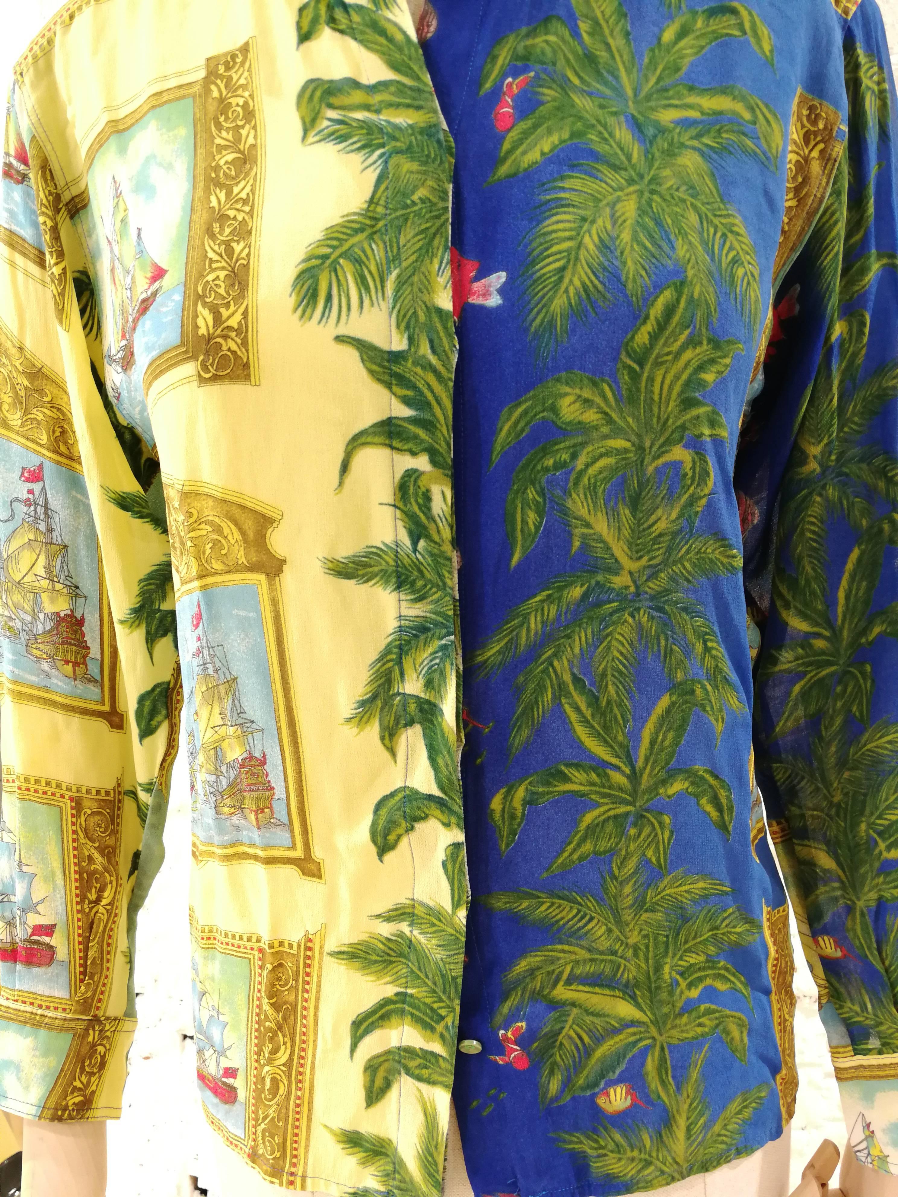 versace palm shirt