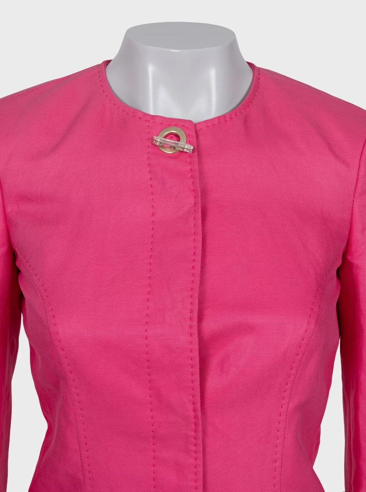 De las mujeres Traje Falda Versace Rosa Algodón - Talla S 38/40 en venta