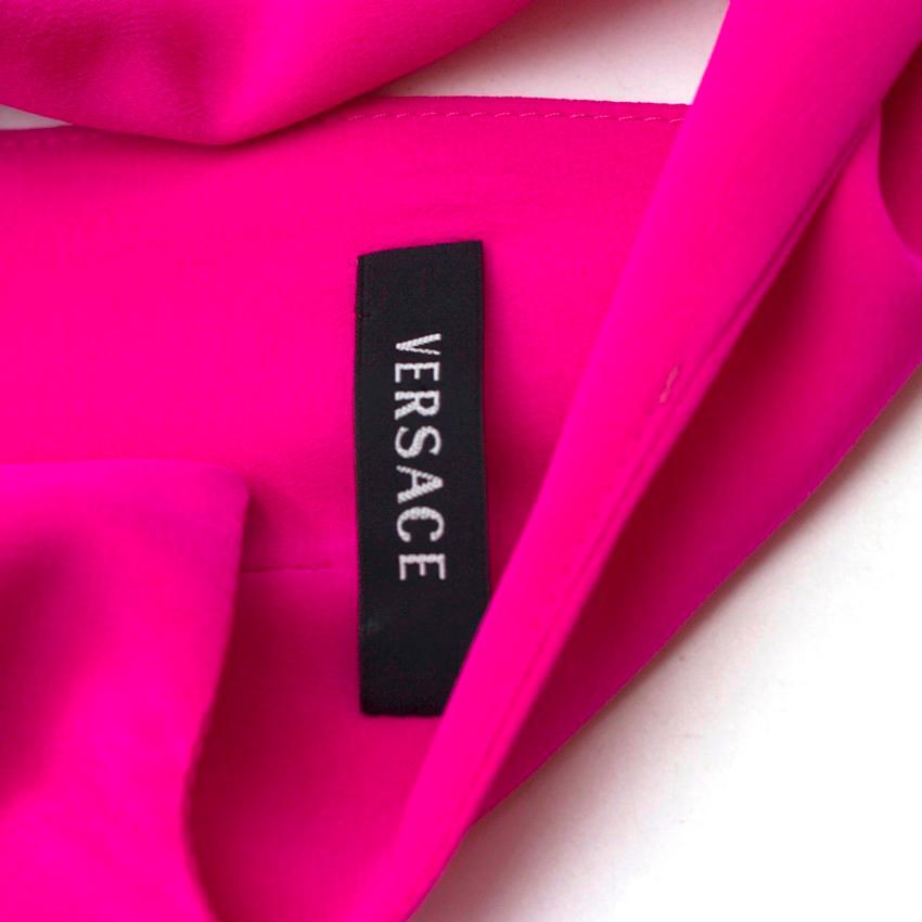 versace hot pink dress