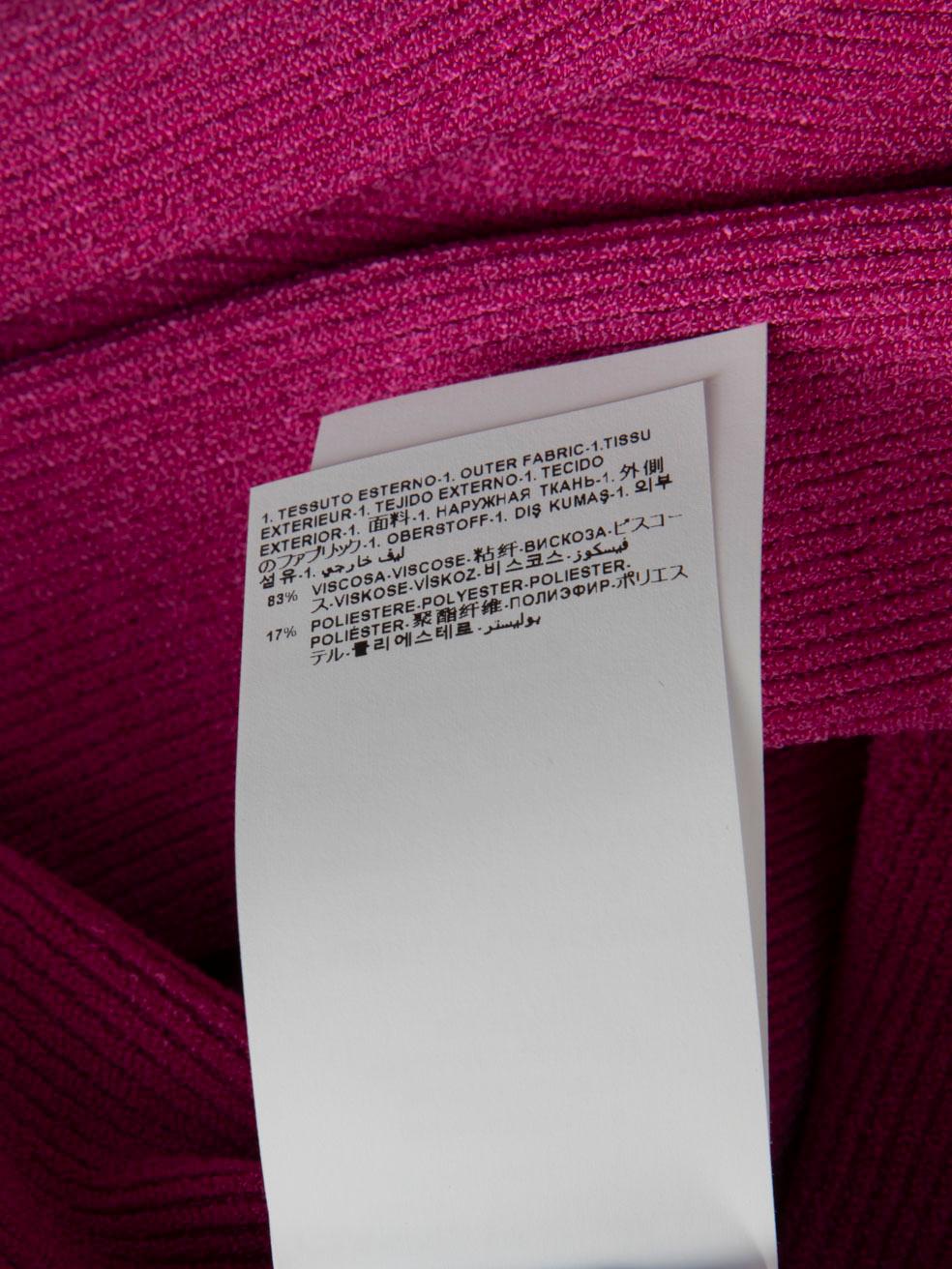 Versace Pink Gold Medusa Button Detail Mini Dress Size S For Sale 4
