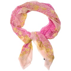 Versace Pink Leopard And Seashell pattern