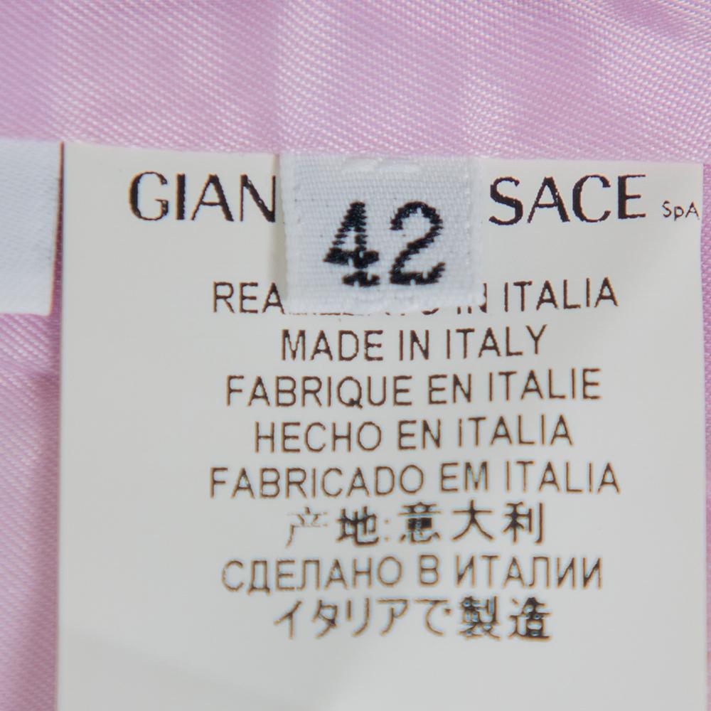 Versace Pink Printed Cotton Mini Skirt M 2