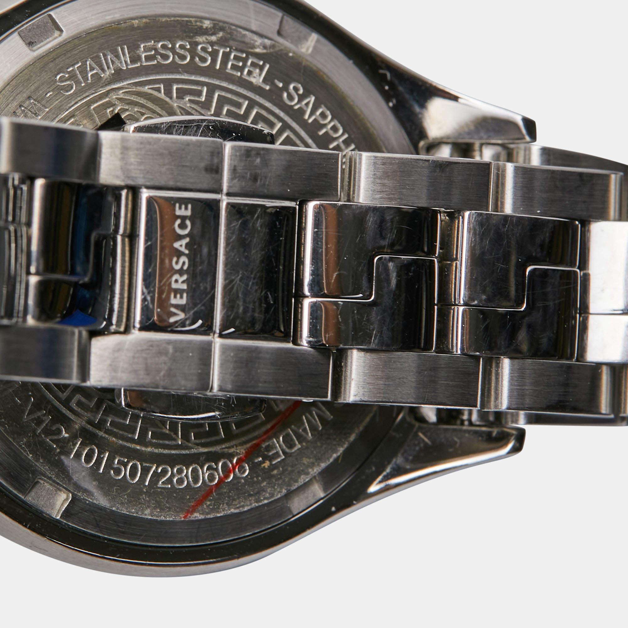 Versace Pink Stainless Steel Hellenyium V12010015 Women's Wristwatch 35 mm 4
