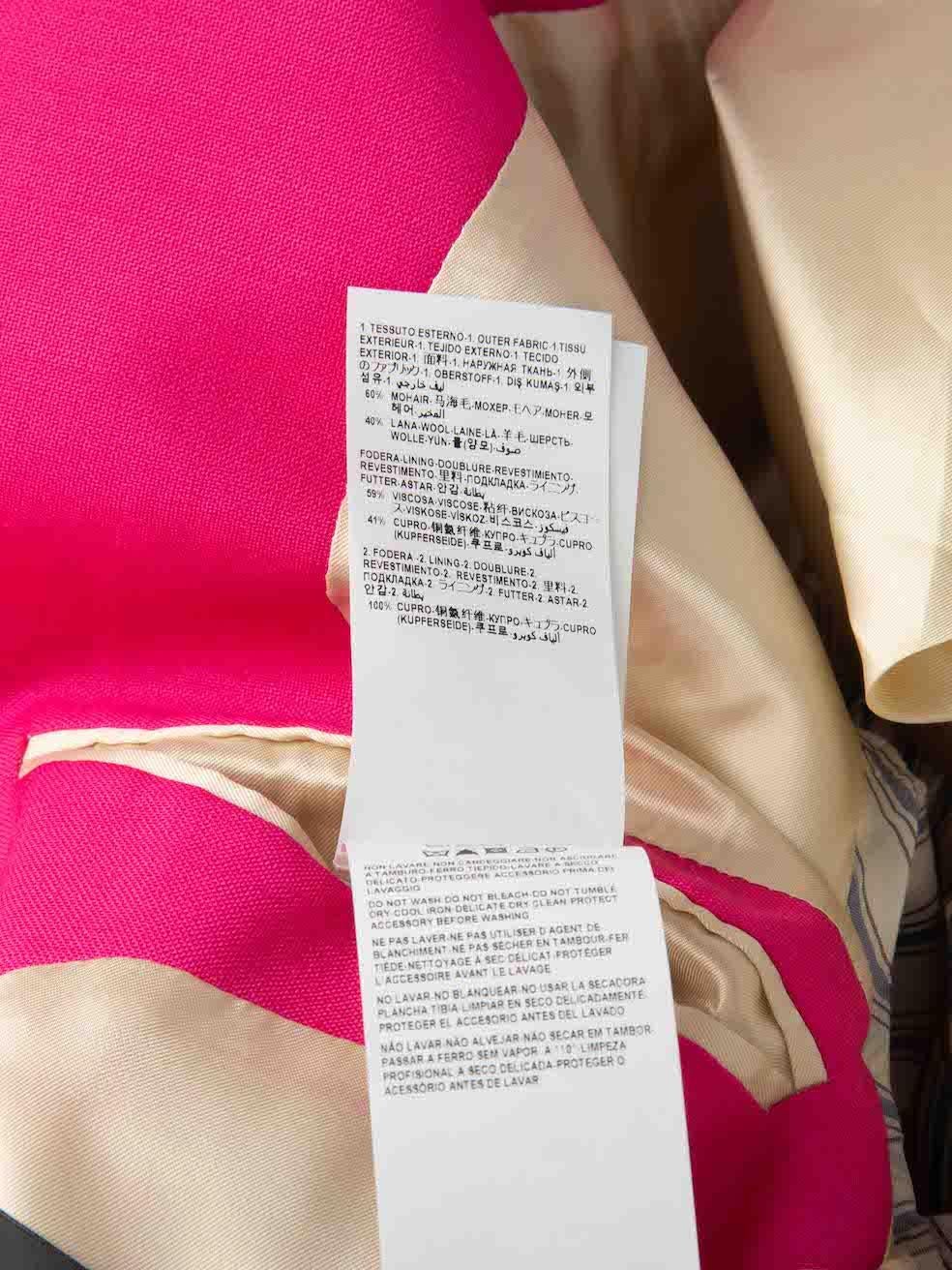 Versace Pink Wool Blazer & Skirt Co-ord Size XS For Sale 1