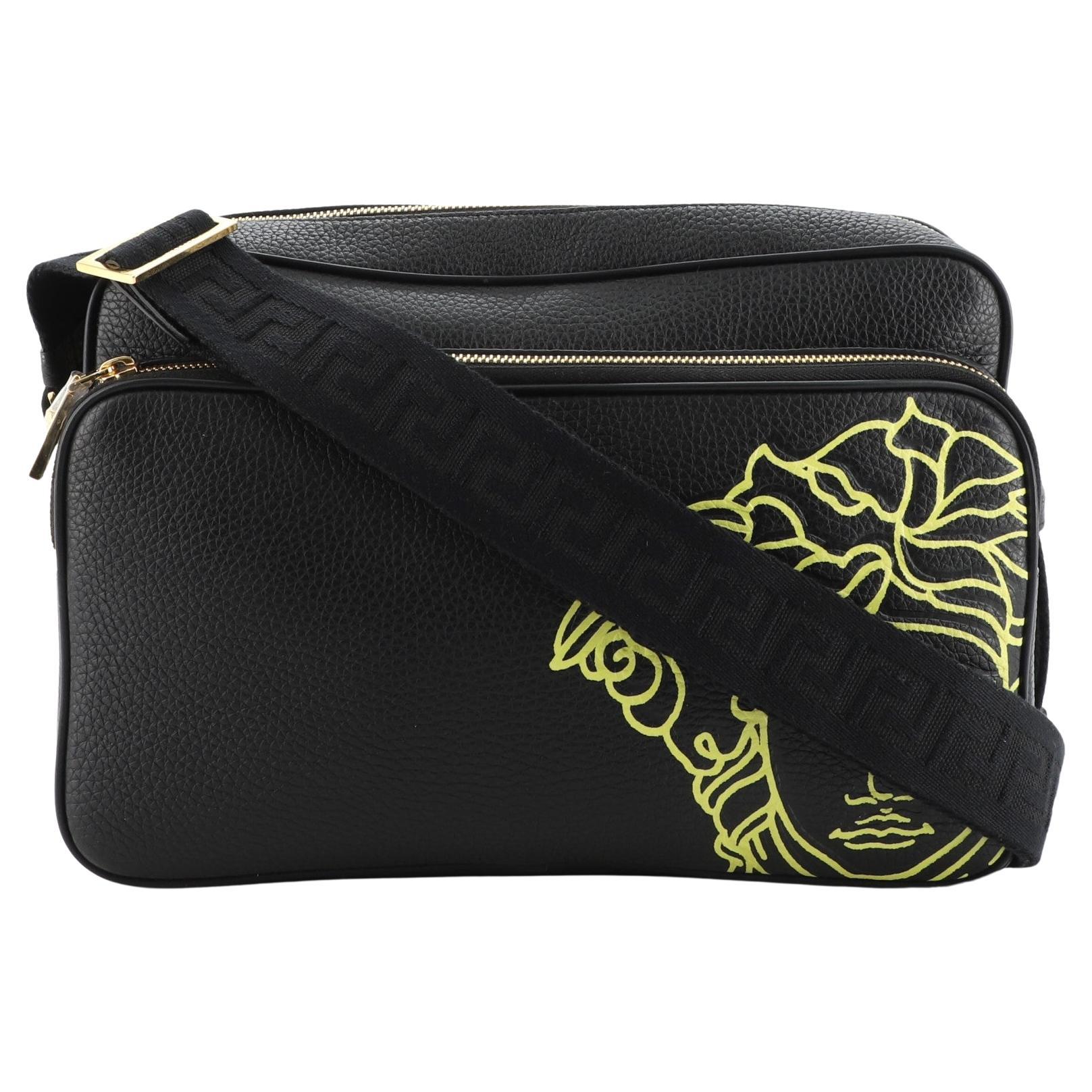 Versace Pop Medusa Messenger Bag Leather Medium at 1stDibs