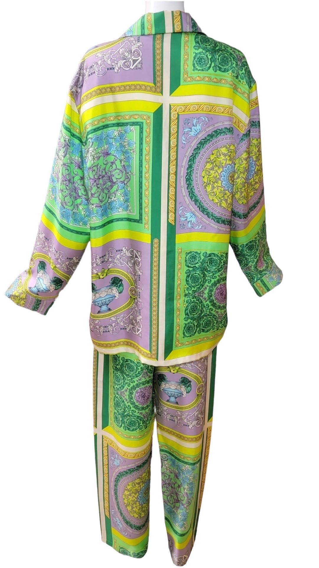 versace pajamas set